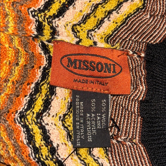 Missoni Wool Knit Beanie Hat, Small
